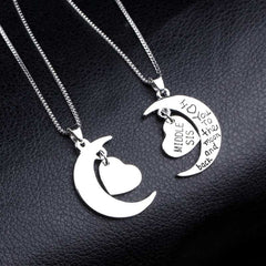 European and American Fashion Jewelry Little Big Sister Love Custom Necklace