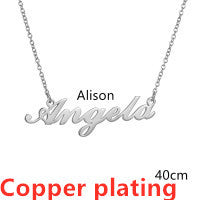 Necklace Alloy Pendant Font Fascinating Pendant Custom Name Necklace Personalized Necklace