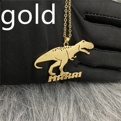 Creative Cartoon Character Necklace Stainless Steel Custom Name